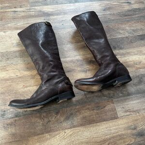 FRYE Women's Melissa Button Back-Zip
Boot Size 8
